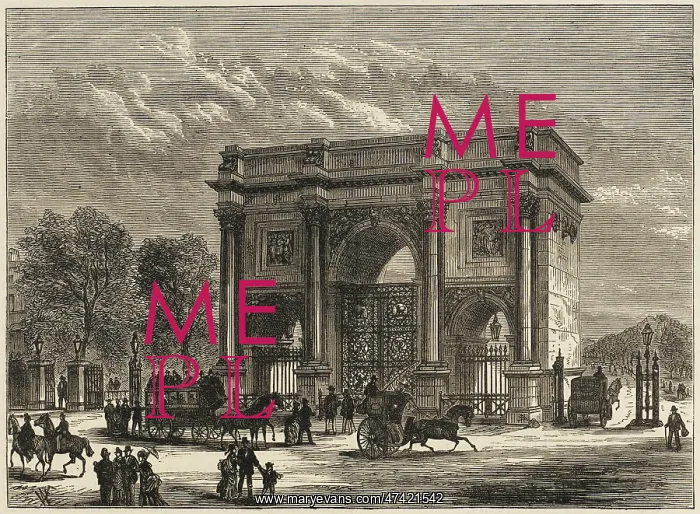 : Marble Arch, London 1851 : Marble Arch, London 1851