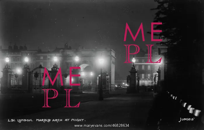 : Marble Arch at Night : Marble Arch at Night