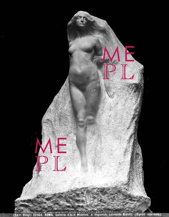  : Marble sculpture: Monument to Segantini