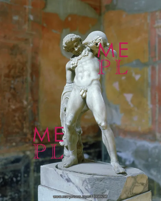 : Marble statue of a satyr : Marble statue of a satyr