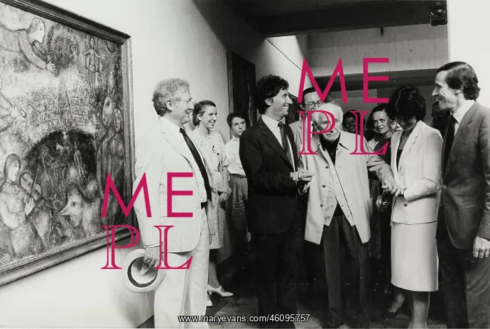 : Marc Chagall opened an exhibition : Marc Chagall opened an exhibition
