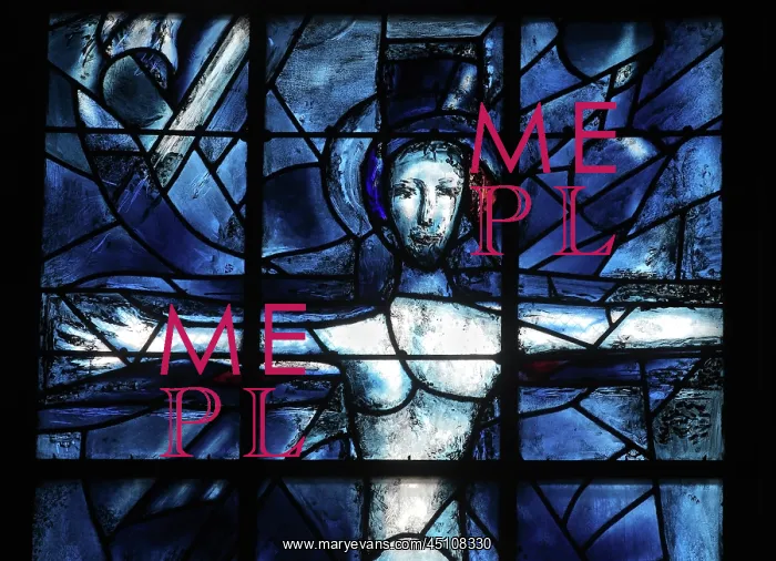 : Marc Chagall stained glass window, Cathedrale : Marc Chagall stained glass window, Cathedrale