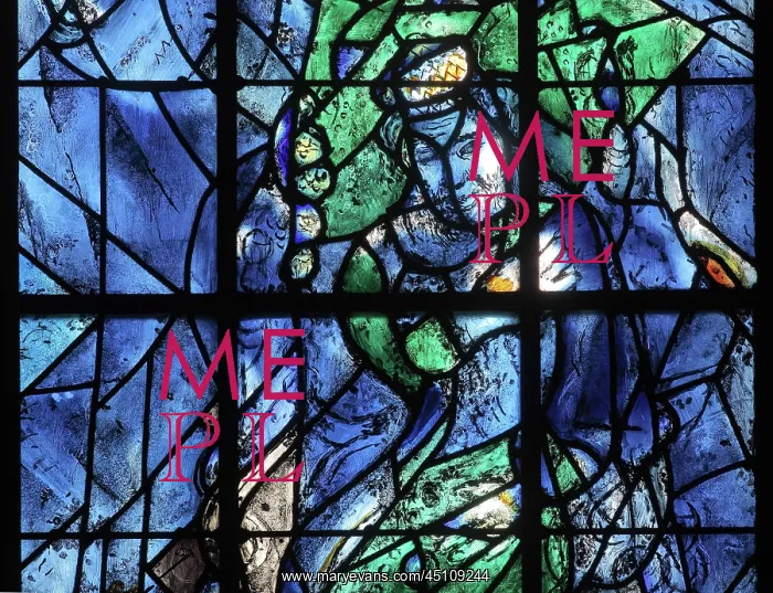 : Marc Chagall stained glass window, Cathedrale : Marc Chagall stained glass window, Cathedrale