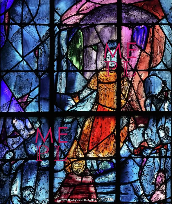 : Marc Chagall stained glass window, Cathedrale : Marc Chagall stained glass window, Cathedrale