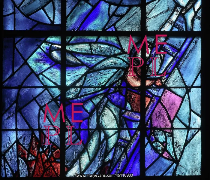 : Marc Chagall stained glass window, Cathedrale : Marc Chagall stained glass window, Cathedrale