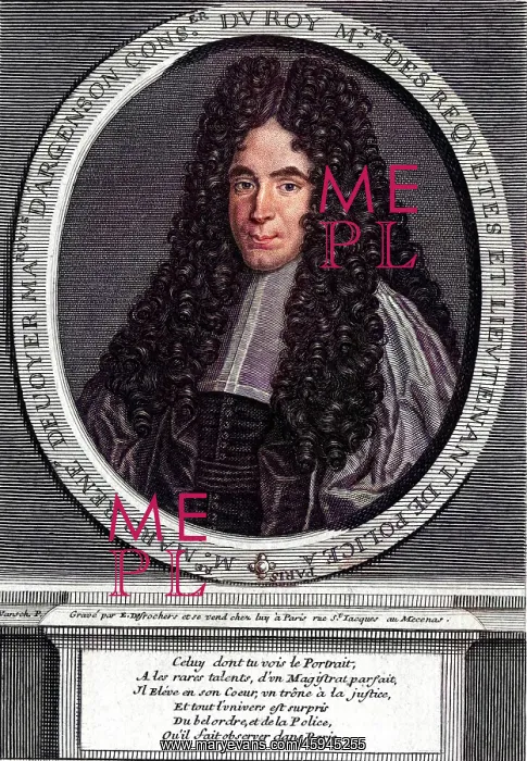 : MARC MARQUIS D'ARGENSON : MARC MARQUIS D'ARGENSON