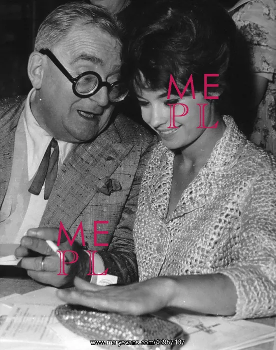 : Marcel Achard, writer, and Pascale Petit, actress, Paris : Marcel Achard, writer, and Pascale Petit, actress, Paris