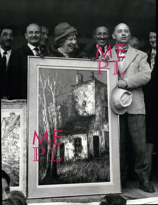 : Marcel Masson wins Utrillo Prize, Montmartre, Paris : Marcel Masson wins Utrillo Prize, Montmartre, Paris