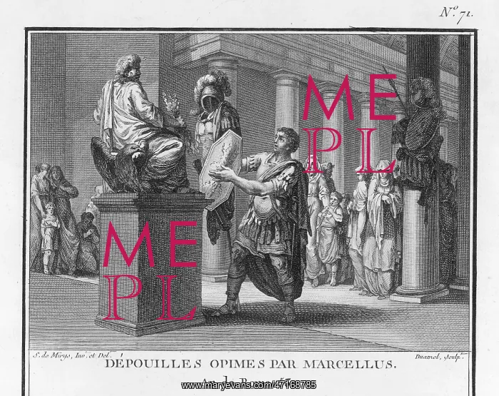 : Marcellus dedicates Gallic spoils to the gods : Marcellus dedicates Gallic spoils to the gods