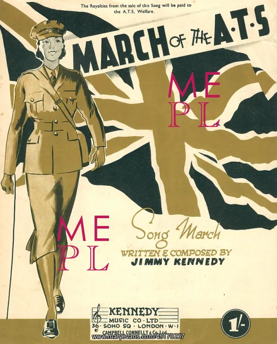 : March Of The A.T.S. Music Cover : March Of The A.T.S. Music Cover