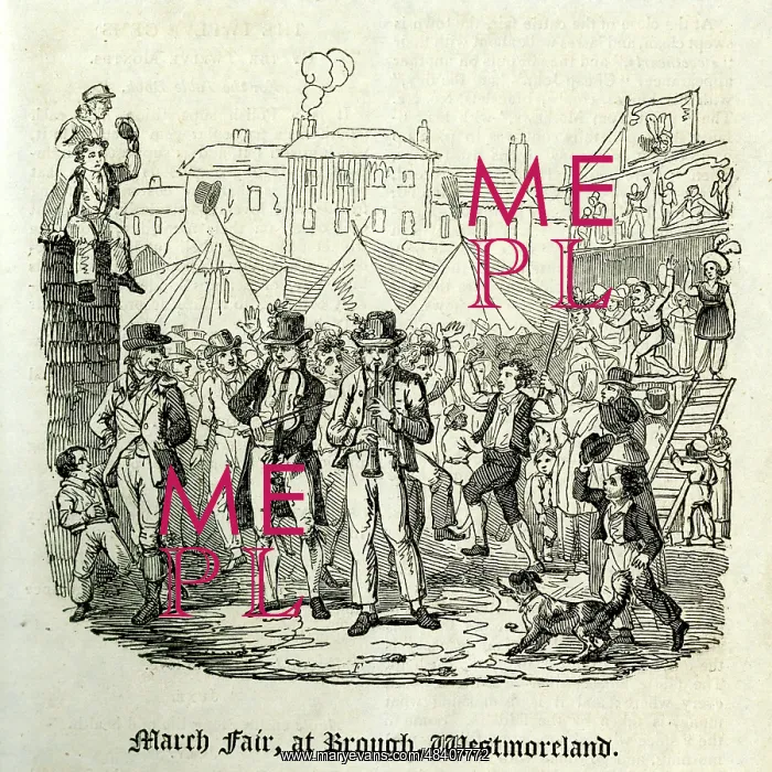 : March Fair at Brough, Westmorland : March Fair at Brough, Westmorland