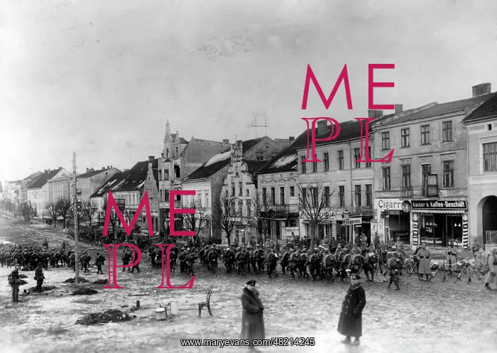 : March through Olecko, 1915 : March through Olecko, 1915