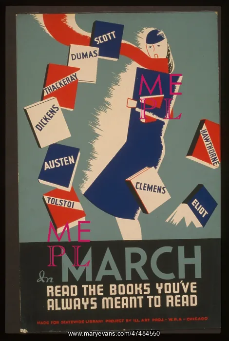 : In March read the books you've always meant to read : In March read the books you've always meant to read