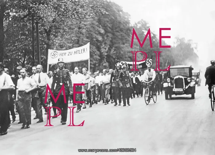 : March of the SA and SS at the time of the uniform ban, 1932 : March of the SA and SS at the time of the uniform ban, 1932