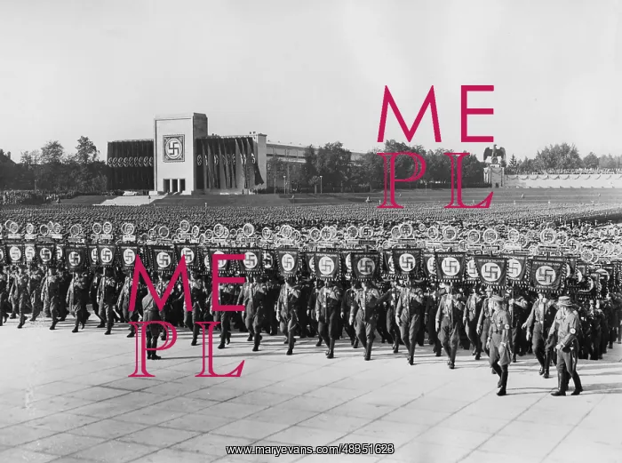 : March of the standards in the Luitpoldarena : March of the standards in the Luitpoldarena