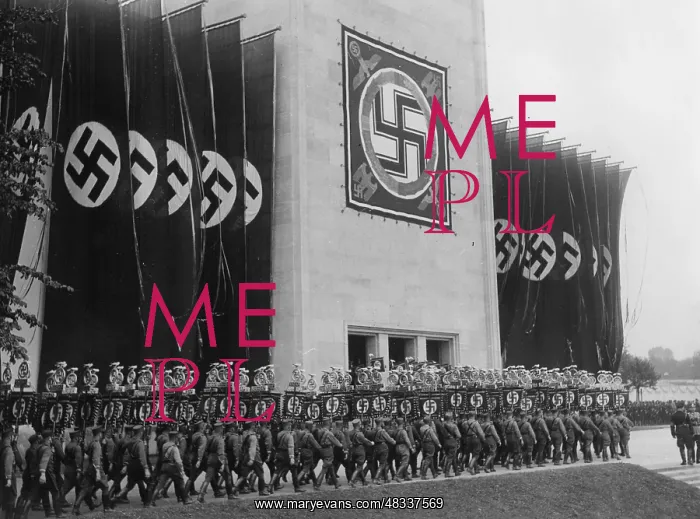 : March of the Standarte unit at the opening : March of the Standarte unit at the opening