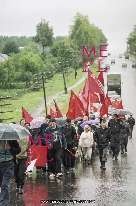 : March of Working Russia on Moscow : March of Working Russia on Moscow