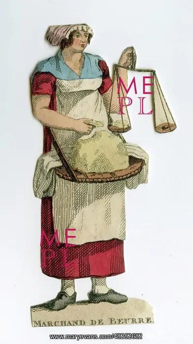 : Marchande de Buerre, Butter Merchant : Marchande de Buerre, Butter Merchant