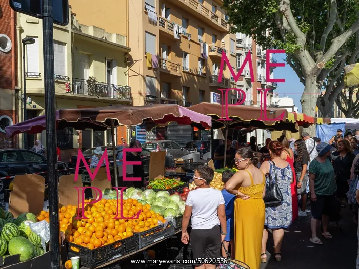 : Marche Saint-Jacques, Perpignan, Pyrenees-Orientales, France : Marche Saint-Jacques, Perpignan, Pyrenees-Orientales, France
