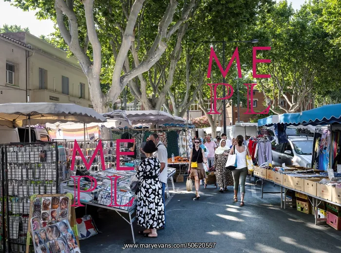 : Marche Saint-Jacques, Perpignan, Pyrenees-Orientales, France : Marche Saint-Jacques, Perpignan, Pyrenees-Orientales, France