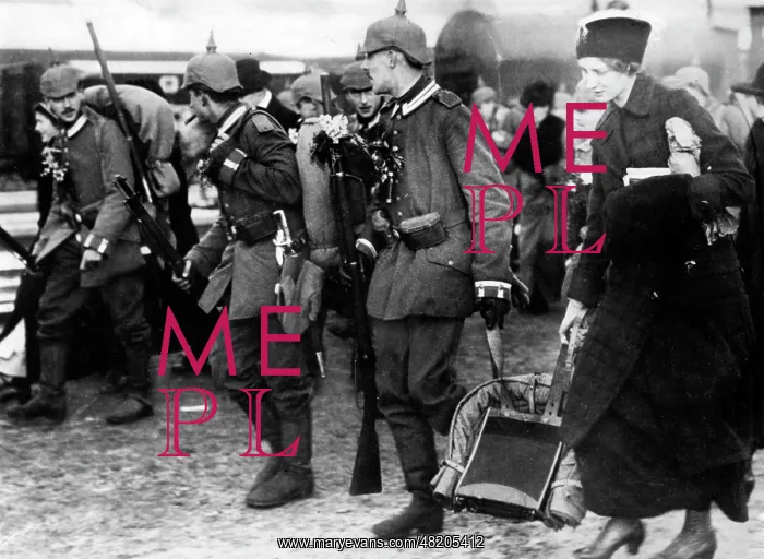 : Marching up on the front, 1914 : Marching up on the front, 1914