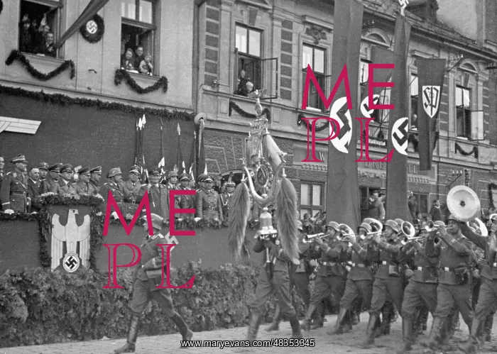 : Marching of the Luftwaffe before Hermann Goering, 1938 : Marching of the Luftwaffe before Hermann Goering, 1938