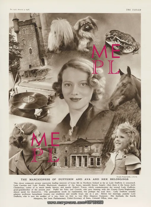: The Marchioness of Dufferin and Ava and her Belongings : The Marchioness of Dufferin and Ava and her Belongings