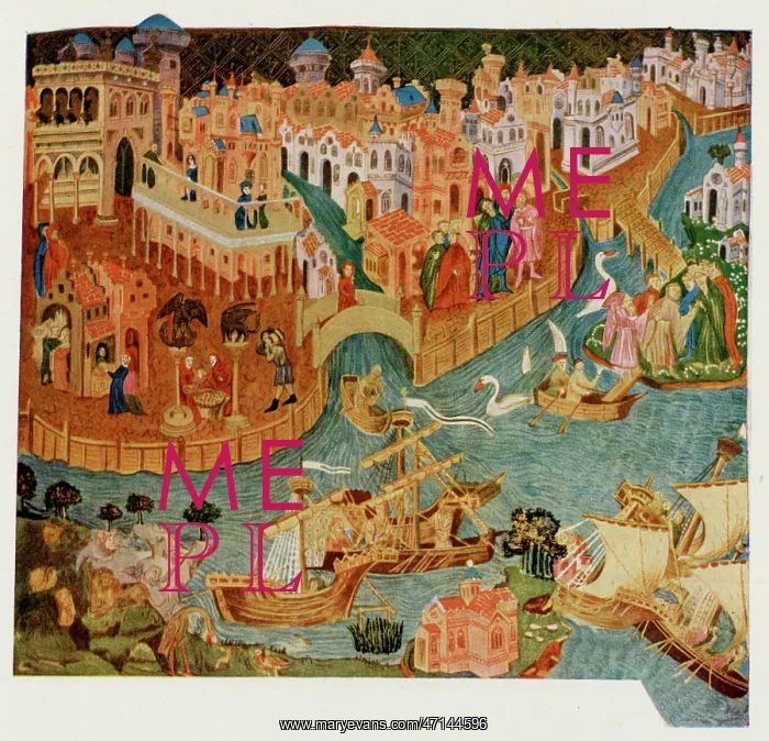 : Marco Polo leaving Venice : Marco Polo leaving Venice