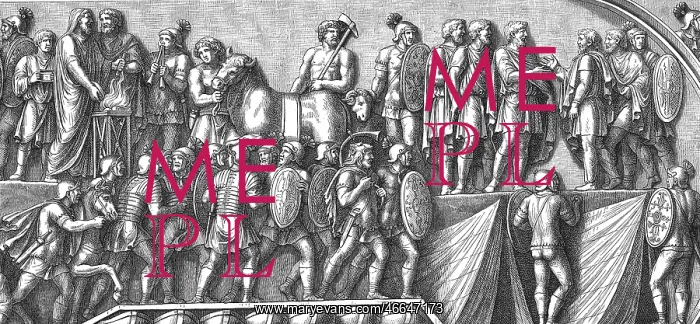 : Marcomannic Wars 166 - 180, Roman troops crossing : Marcomannic Wars 166 - 180, Roman troops crossing