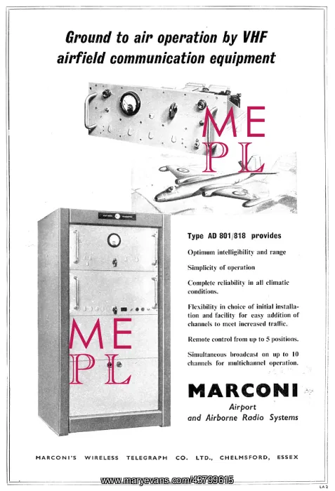 : Marconi AD 801 / 818 Ground Air Comms : Marconi AD 801 / 818 Ground Air Comms