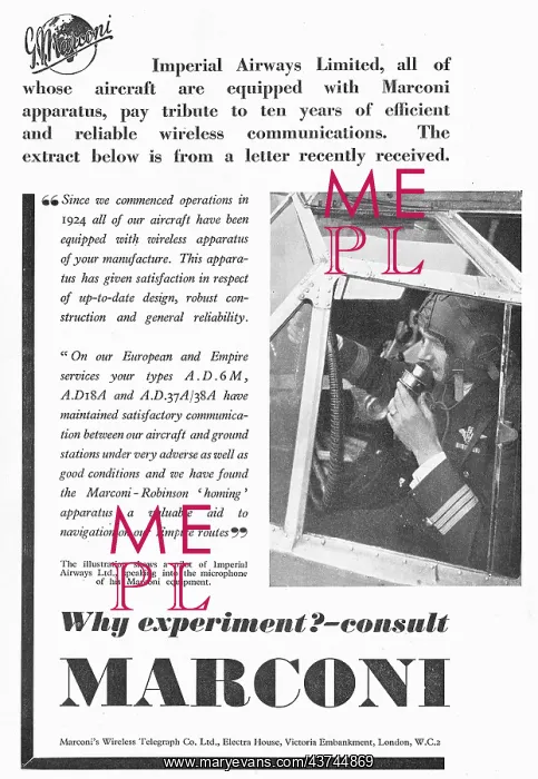  : Marconi Aircraft & Airfield Wireless