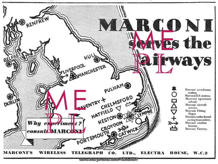  : Marconi Airway & Aerodrome Wireless Beacons