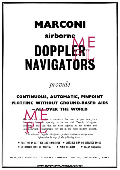 : Marconi Doppler Navigator : Marconi Doppler Navigator