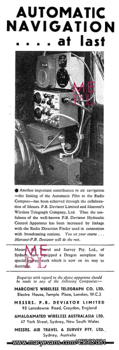 : Marconi P.B. Deviator Hydraulic Control Apparatus : Marconi P.B. Deviator Hydraulic Control Apparatus