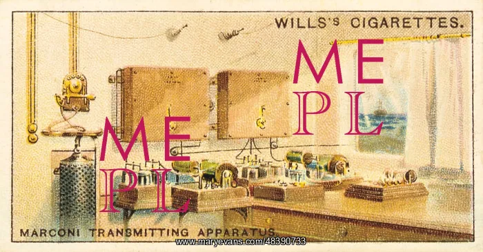 : Marconi radio transmitting station. Card published : Marconi radio transmitting station. Card published