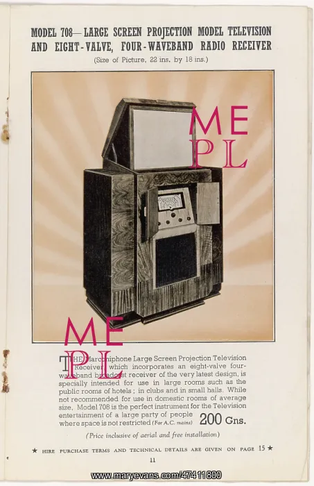 : MARCONI SET 1930S : MARCONI SET 1930S