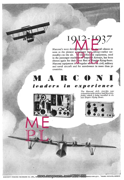 : Marconi Wireless & DF Apparatus For Aircraft & Aerodromes : Marconi Wireless & DF Apparatus For Aircraft & Aerodromes