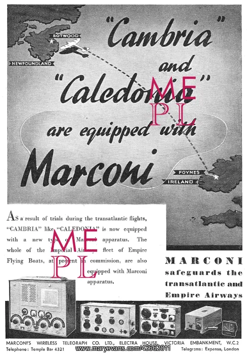 : Marconi Wireless & DF Apparatus For Aircraft & Aerodromes : Marconi Wireless & DF Apparatus For Aircraft & Aerodromes