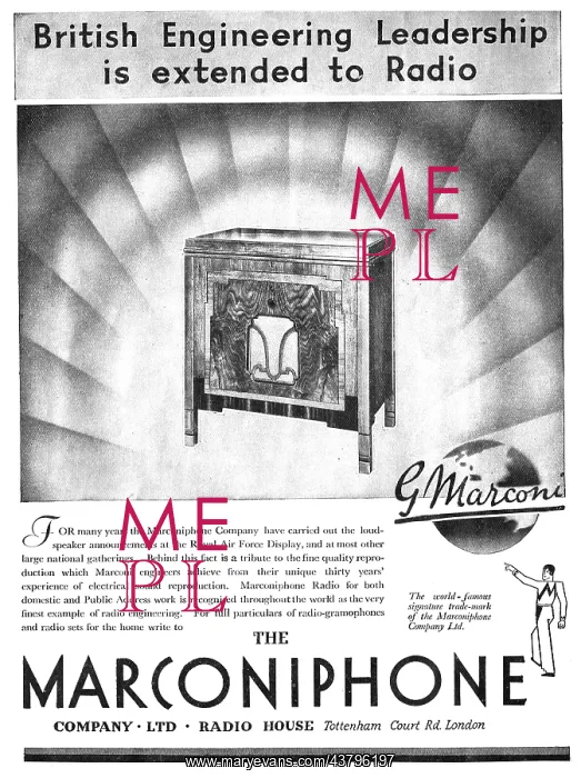 : The Marconiphone Co - Radios & PA Loud Speaker Systems : The Marconiphone Co - Radios & PA Loud Speaker Systems
