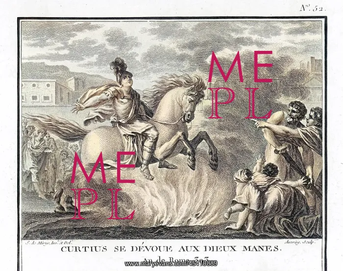  : Marcus Curtius sacrifices himself for Rome