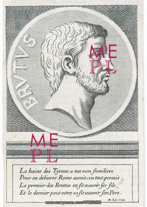 : MARCUS JUNIUS BRUTUS / FR : MARCUS JUNIUS BRUTUS / FR