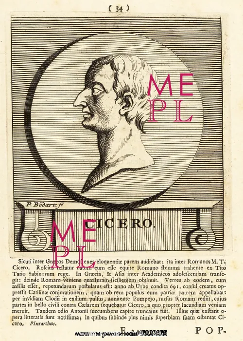 : Marcus Tullius Cicero, Roman statesman and philosopher : Marcus Tullius Cicero, Roman statesman and philosopher