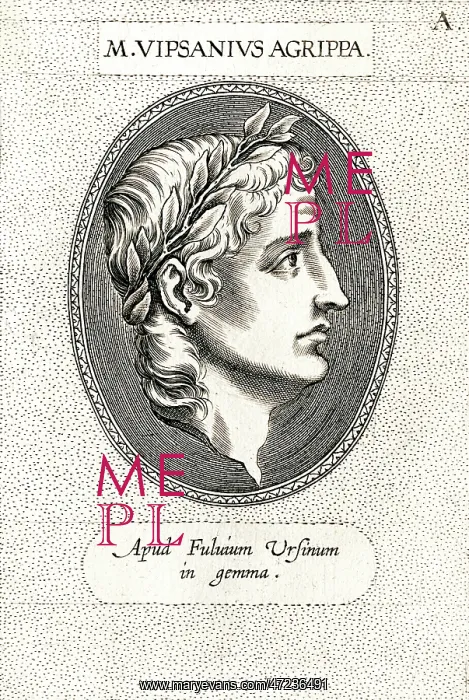 : MARCUS VIPSANIUS AGRIPPA : MARCUS VIPSANIUS AGRIPPA