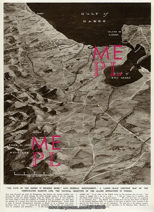: Mareth Line, Tunisia, by G. H. Davis : Mareth Line, Tunisia, by G. H. Davis