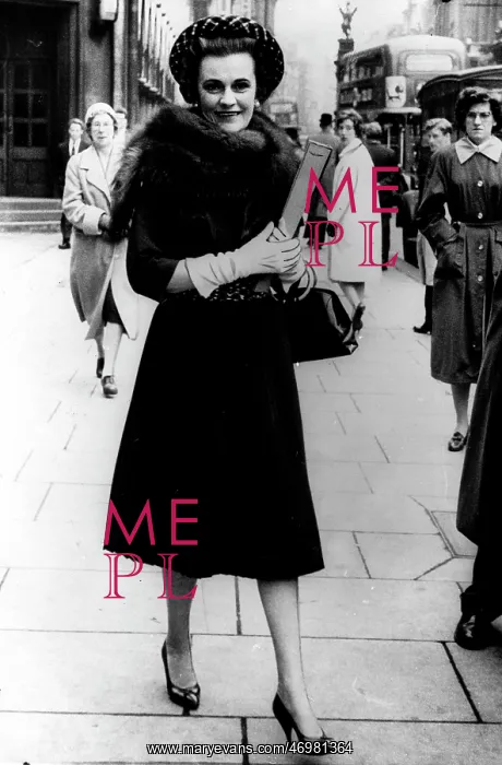 : Margaret Campbell, Duchess of Argyll, during court case : Margaret Campbell, Duchess of Argyll, during court case