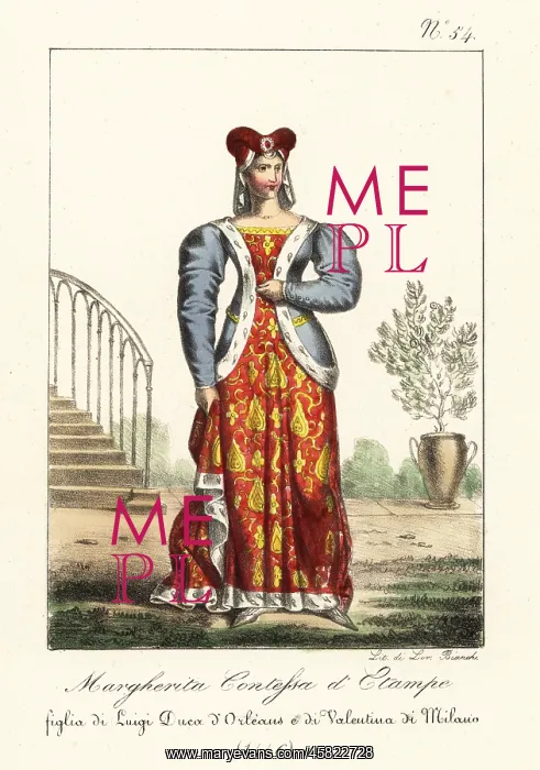 : Margaret, Countess of Vertus and Etampes, 1446 : Margaret, Countess of Vertus and Etampes, 1446