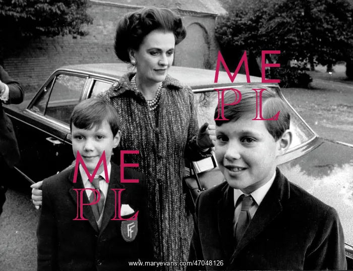 : Margaret, Duchess of Argyll adopts two boys : Margaret, Duchess of Argyll adopts two boys