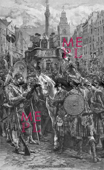 : Margaret Murray recruiting for the Jacobites, 1745 : Margaret Murray recruiting for the Jacobites, 1745