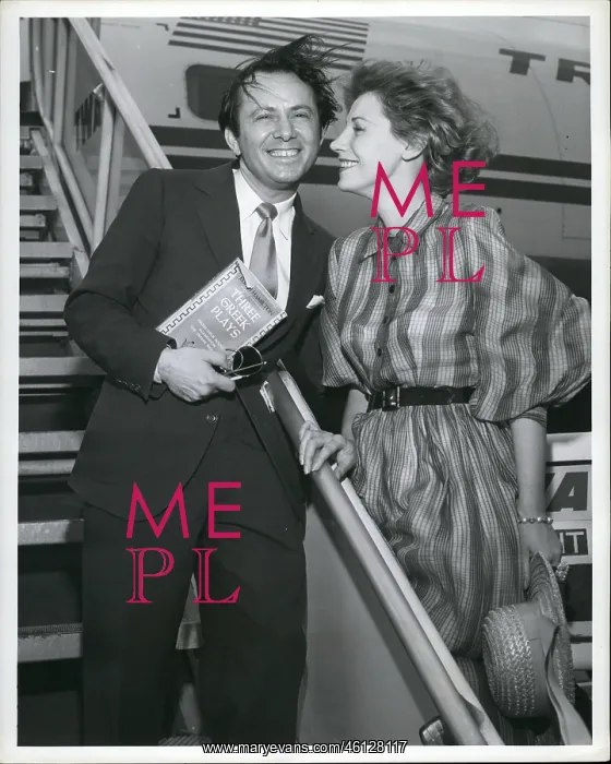 : Margaret Phillips, actress, and Jamess Elliott, director : Margaret Phillips, actress, and Jamess Elliott, director