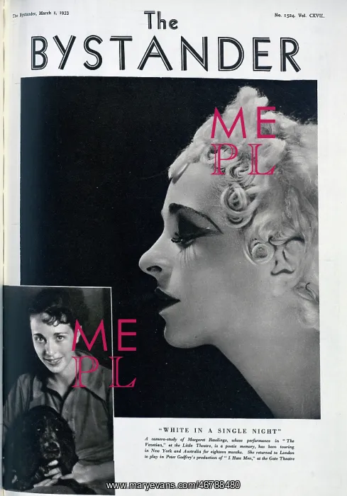 : Margaret Rawlings, actress : Margaret Rawlings, actress